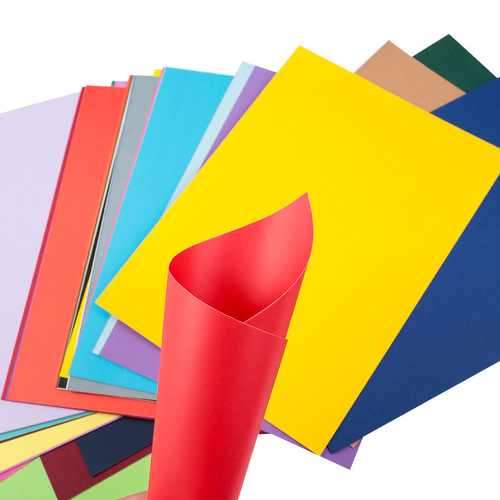 200g 4K Colored Cardstock Decorative Paper for Children's DIY Crafts Drawing Black Cardstock