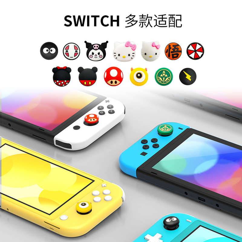 Switch Joystick Cap Silicone Joystick Cover Joycon Button Cap Ns Button Cap Game Protective Cover Switch Joystick Cap Silicone Joystick Cover Joycon Button Cap Ns Button Cap Game Protective Cover