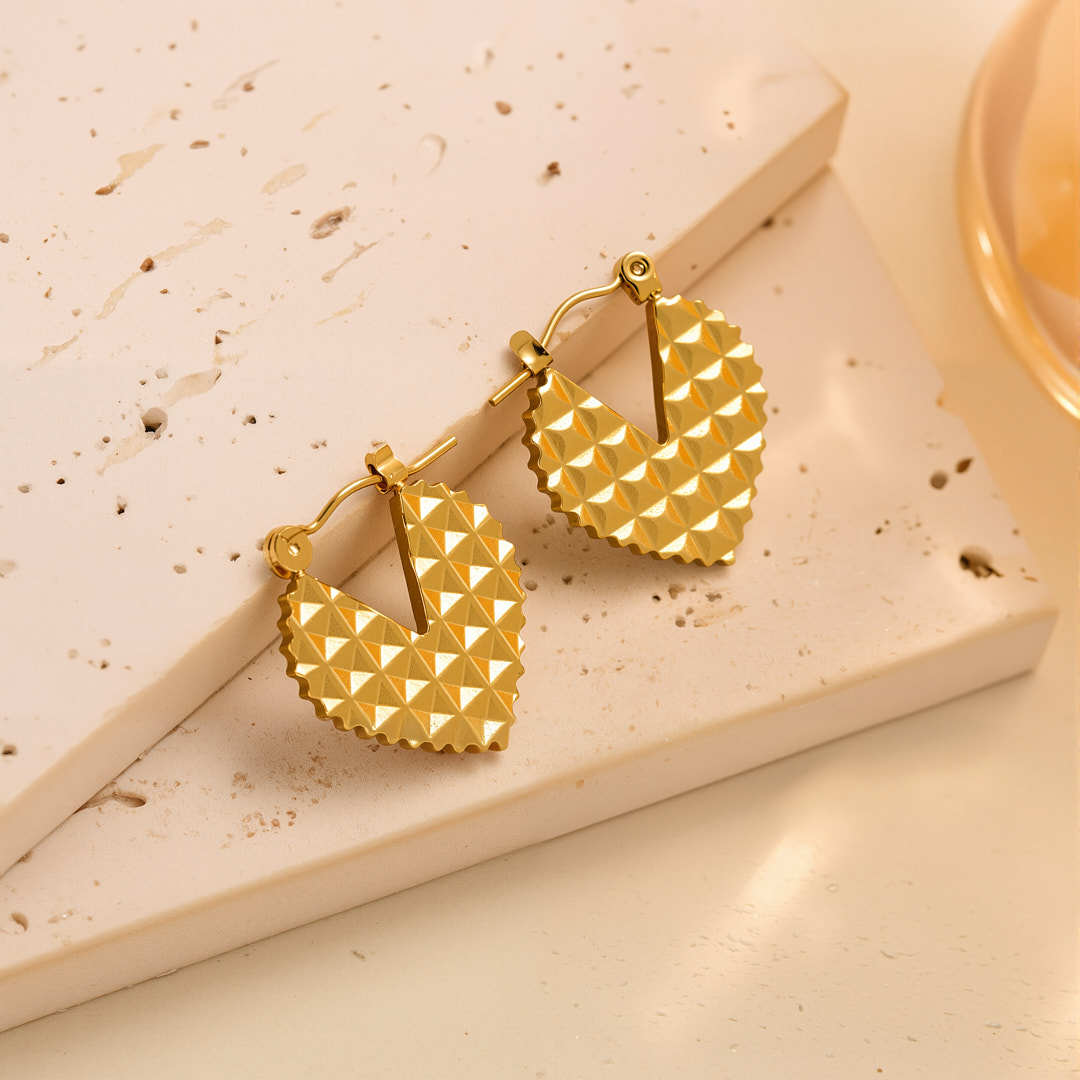 Eh060 earrings gold