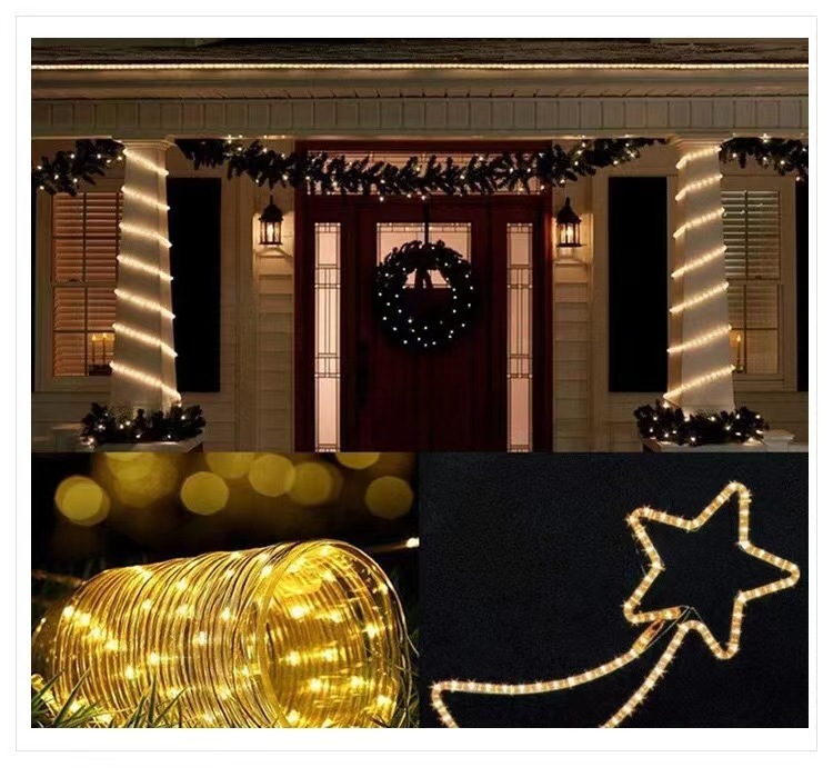 Gradient Color Pattern Fashion Style Christmas Fashion Gradient Color PC Party Strip Lights