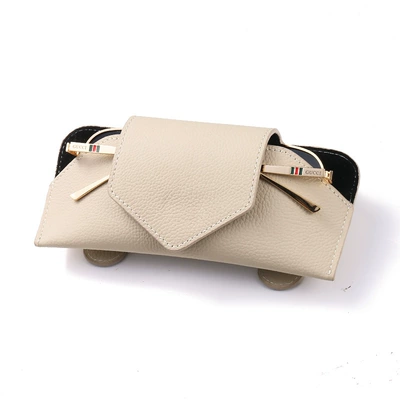 Car Glasses Clip/Bill Clip – cowhide car glasses clip multifunctional