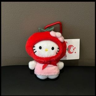 Pendant Fruit and Vegetable Story Hello Kitty Pendant Bag Doll Pendant Cute Plush Keychain Doll