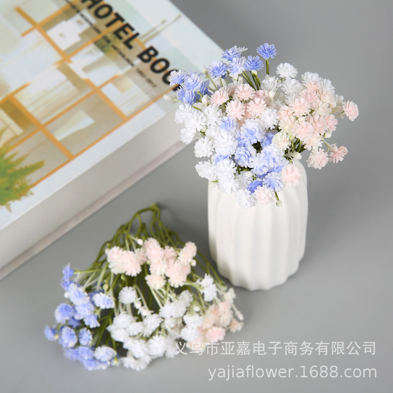 Artificial Flowers with a High-End Feel, Realistic Baby's Breath Fake Flowers, DIY Materials for Flower Arrangement, Wedding Flowers, Decorative Floral Art Artificial Flowers with a High-End Feel, Realistic Baby's Breath Fake Flowers, DIY Materials for Flower Arrangement, Wedding Flowers, Decorative Floral Art