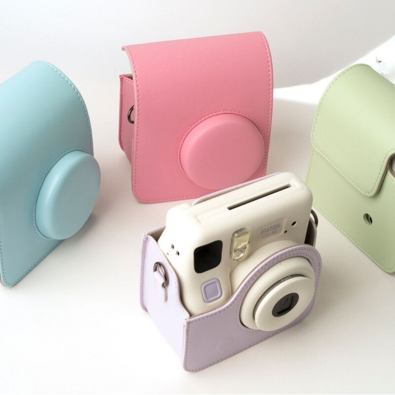 for fuji instax raccoon mini SE 7 camera bag leather case leather bag