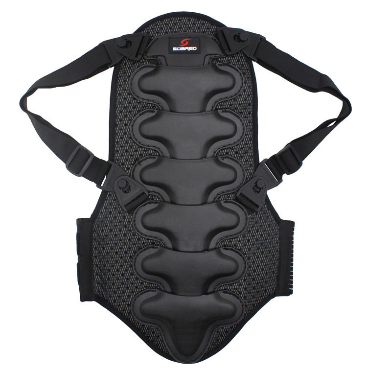 Protección de espalda de doble capa para el esquí patinaje sobre ruedas equitación soporte de la cintura sola placa doble placa equipo motocicleta protección de espalda
