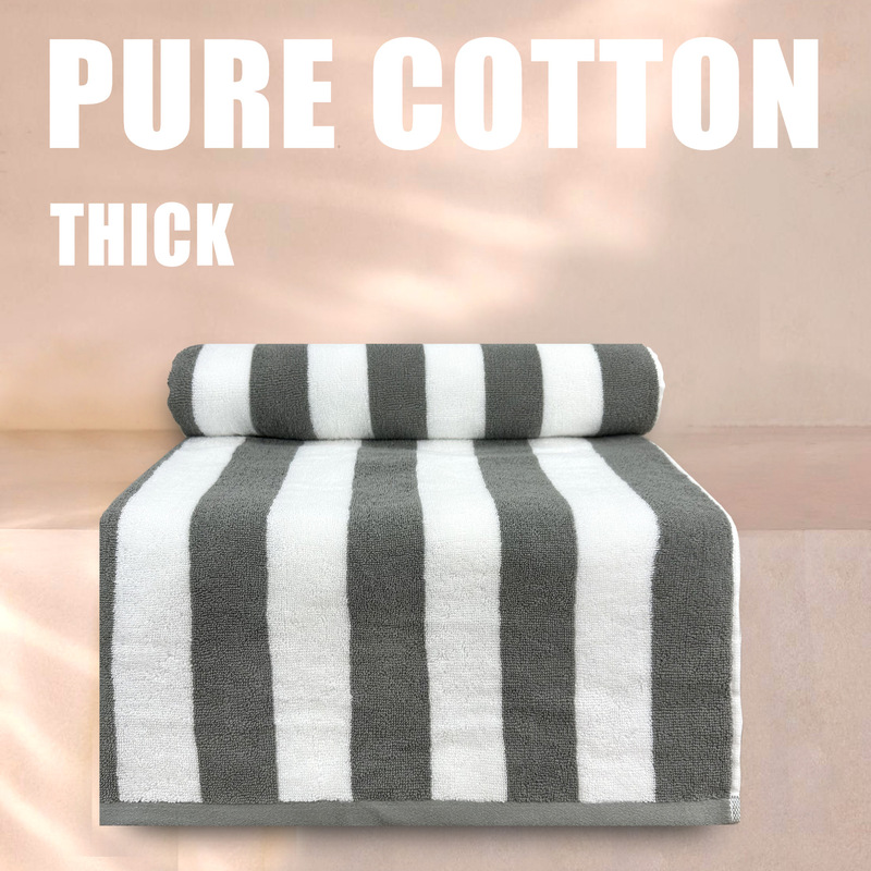 European and American beach towel double-sided terry yarn-dyed color soft absorbent swimming bath lengthened cotton bath towel 90*180 European and American beach towel double-sided terry yarn-dyed color soft absorbent swimming bath lengthened cotton bath towel 90*180