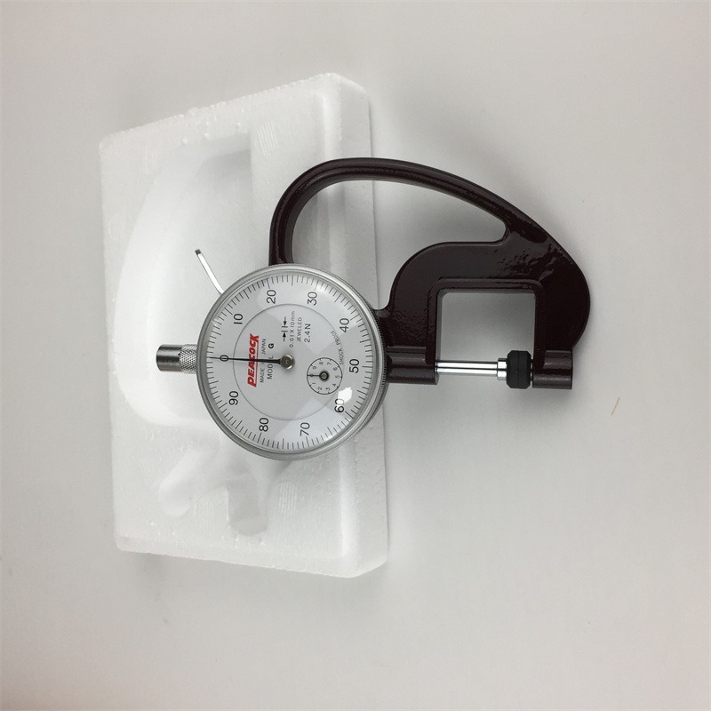 厚度表H-1.8N H-2.4N小型式测厚规测厚仪日本PEACOCK孔雀现货