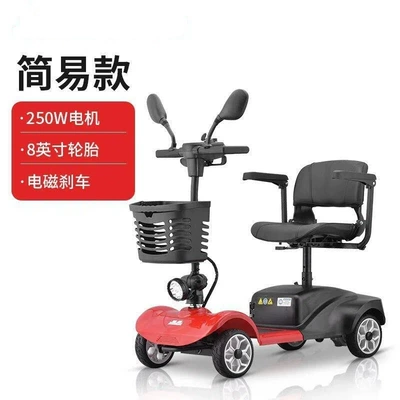 Qatlanan elektrik velosipedlər, Electric Household Small Double-Seater Scooter - entry-level-250w-motor-basic-model-20a-lead-acid-battery-approximately-50-miles-range