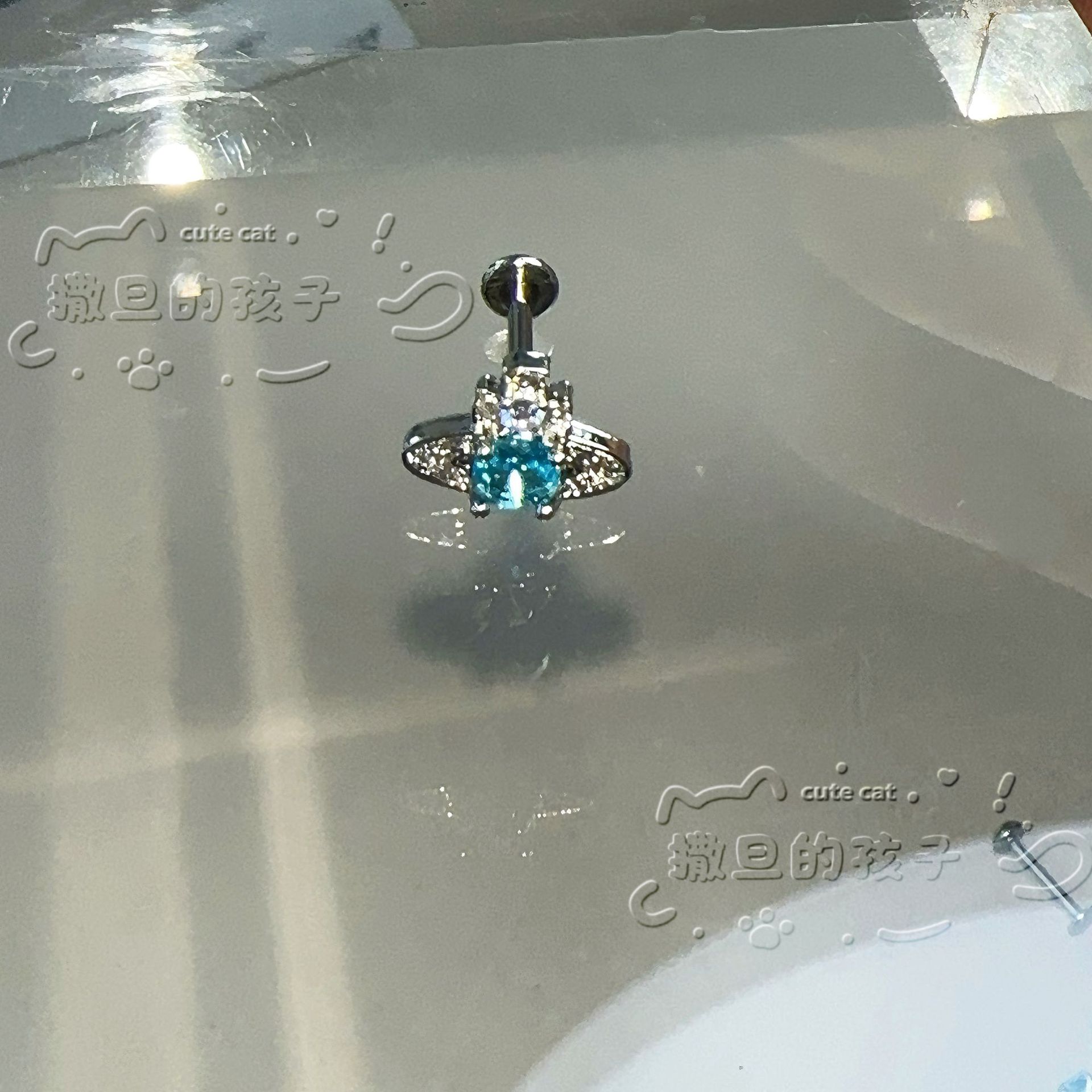 Labret stud lip piercing jewelry styling detail