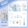 Guofeng style pain bag material bag-Blue