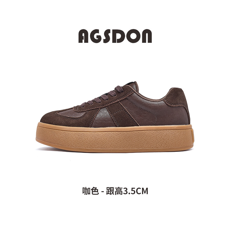 Zapatos de invierno 2025 nuevos zapatos de skate plano grueso y zapatos blancos de estudiantes de lana