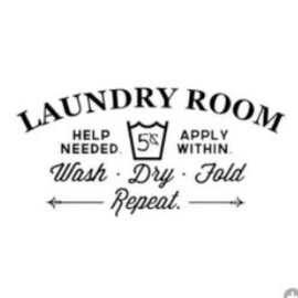 laundry一代精雕可移除个性时尚创意墙贴 客厅沙发背景MU3357