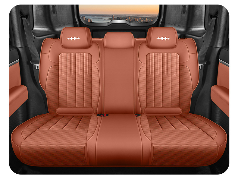 Special car seat cushion for Fangchengbao Titanium 7, full-coverage leather ventilated seat cover, perforated breathable seat cushion for all seasons
