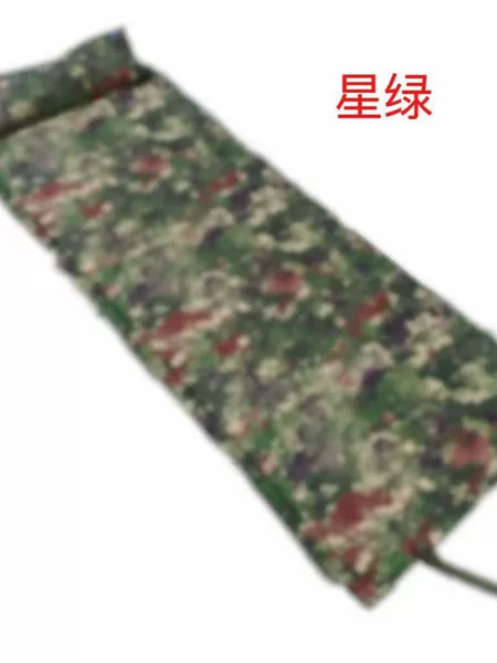 Camouflage Automatic Inflatable Mat for Outdoor Camping with Pillow, Moisture-Proof Mat, Portable Tactical Sleeping Mat