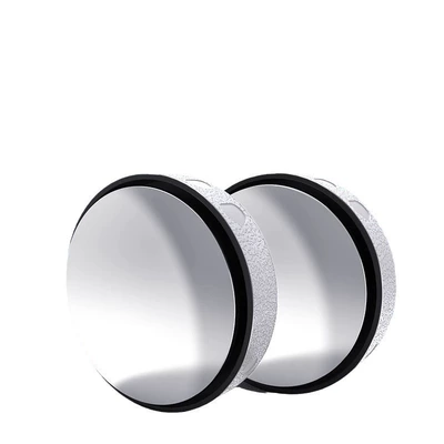 of View Auxiliary Free of Adhesive — Large field of view rear view auxiliary mirror