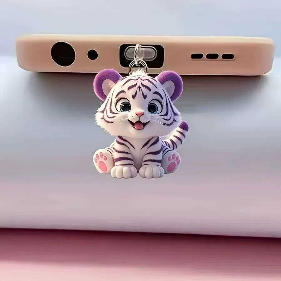 Cute pendant, handle, dustproof universal acrylic mobile phone protection, Android