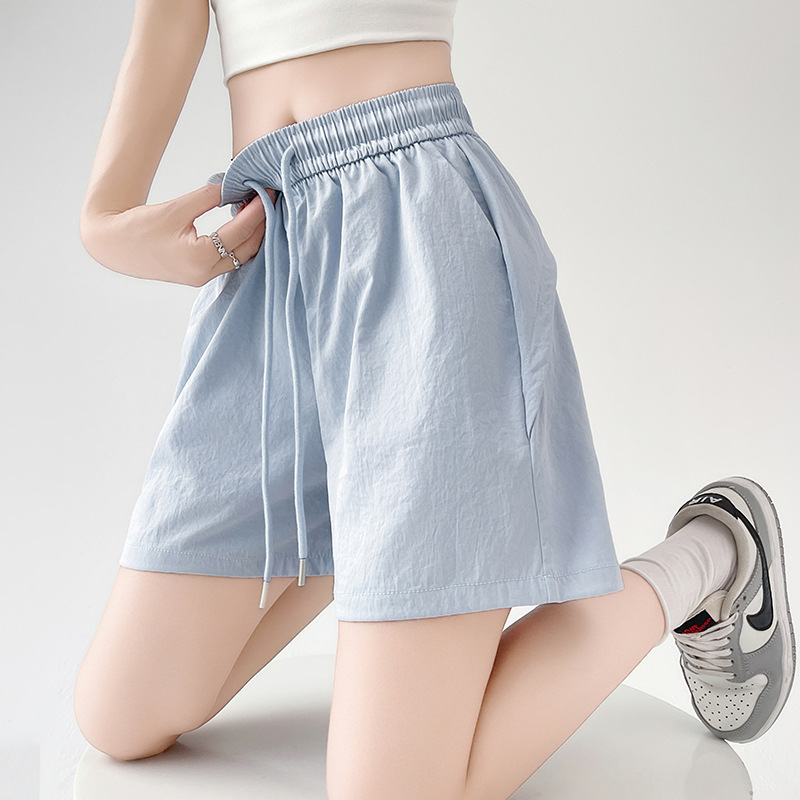 Workwear American Quick-drying Shorts Women's Summer High Waist Loose A- shaped Sports Pants American Quick-drying American Quick-drying Workwear American Quick-drying Shorts Women's Summer High Waist Loose A- shaped Sports Pants American Quick-drying American Quick-drying