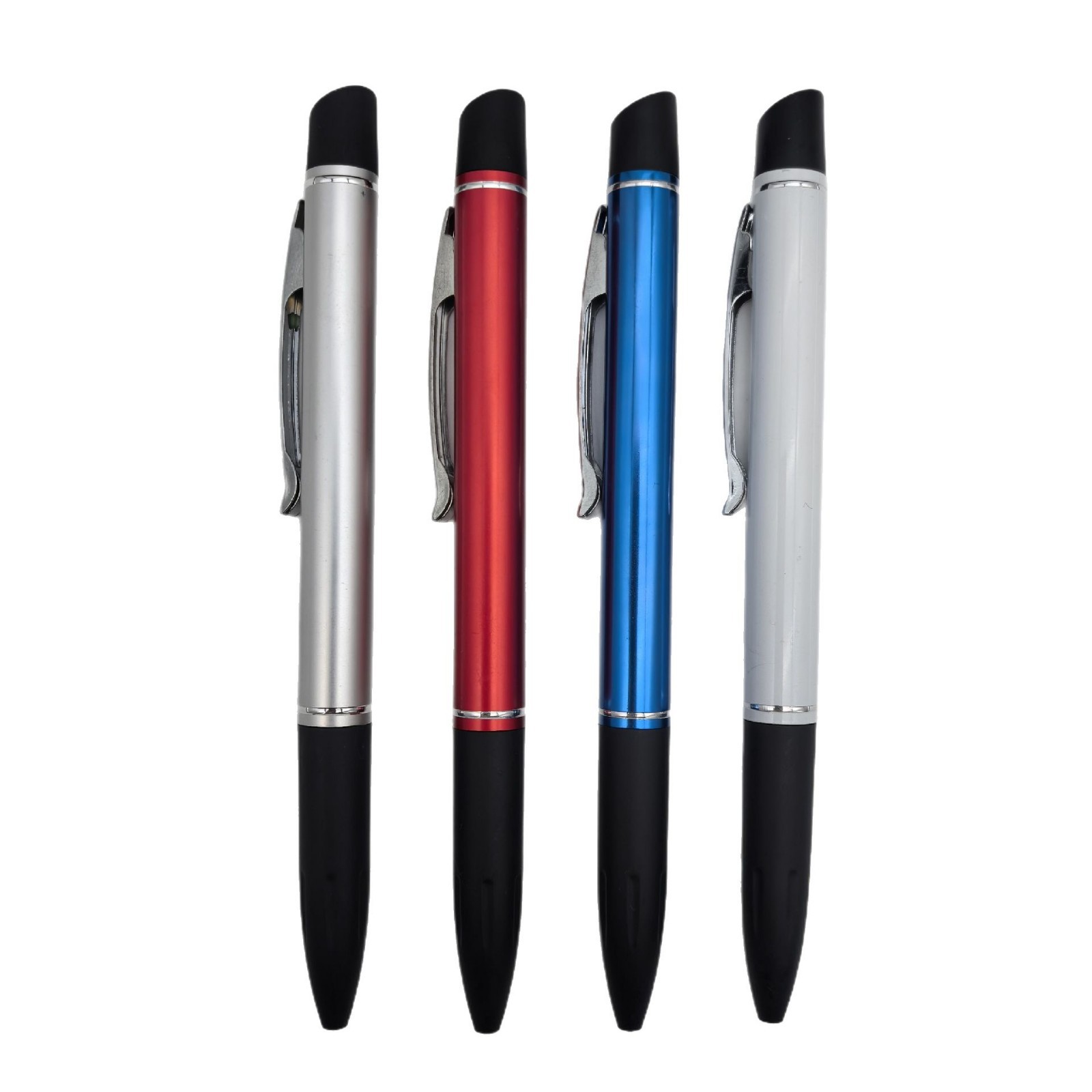 Nuevo mango de bolígrafo de metal de aluminio con bolígrafo de papel de regalo de publicidad con bolígrafo combinado se puede imprimir