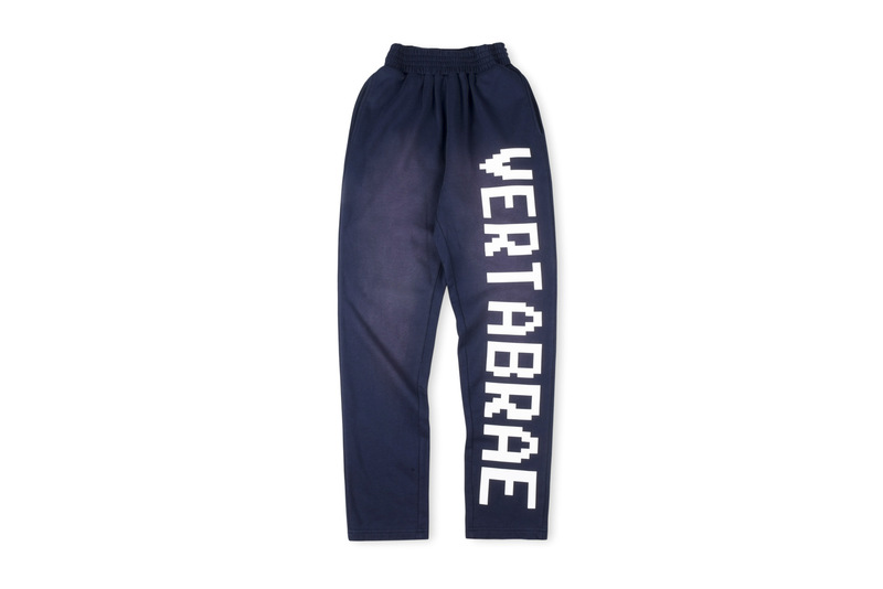 跨境外贸男女明星同款Vertabrae sweatpants镶钻立体字休闲长裤|undefined