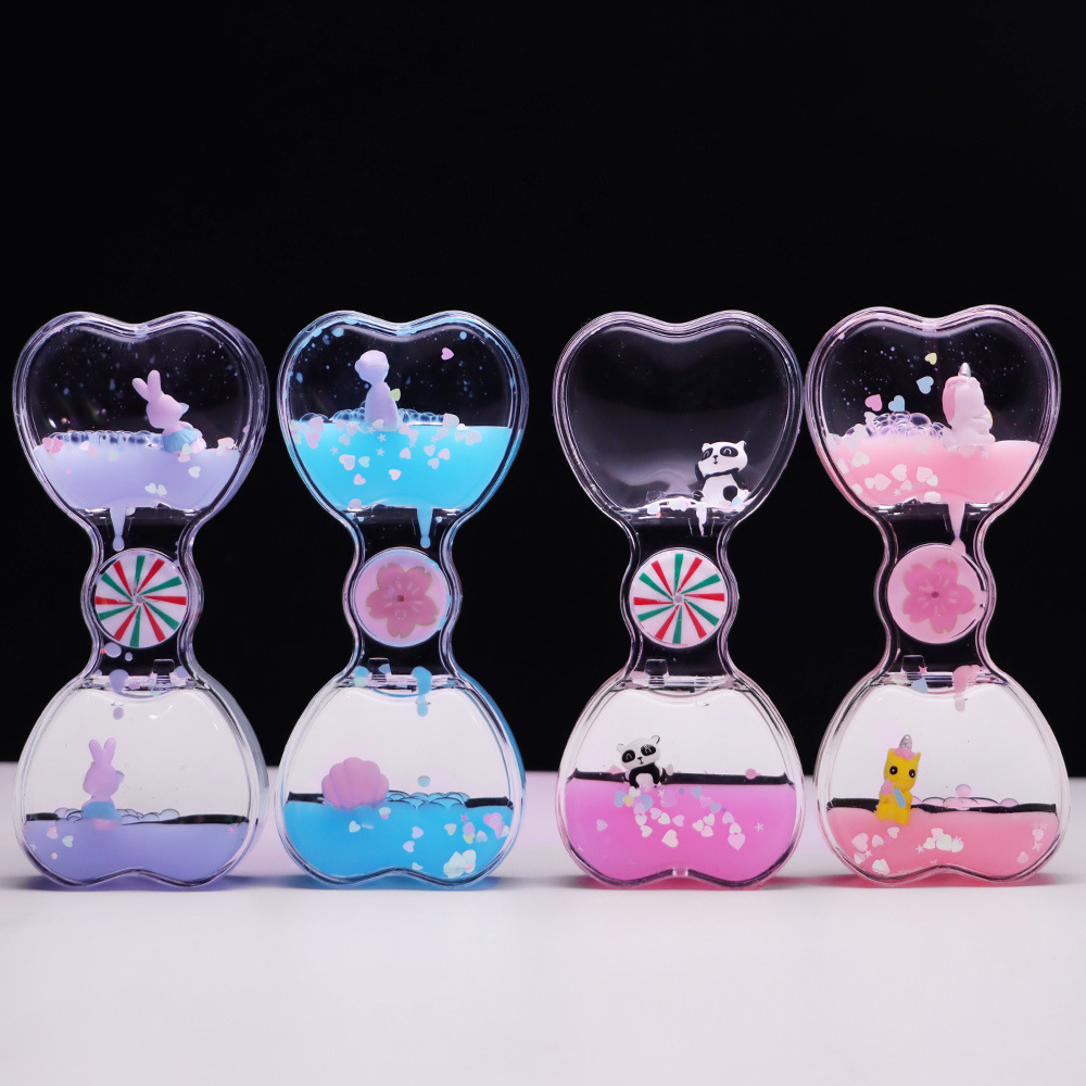 만화 동물 사과 떨어지는 기름 [색상 랜덤]