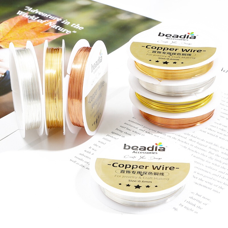 Color-Preserving Copper Wire, Shaping Wire, Wrapping Wire, Anti-Oxidation Copper Wire, DIY Jewelry, Ancient Style Hairpin Materials, Wholesale Weaving Color-Preserving Copper Wire, Shaping Wire, Wrapping Wire, Anti-Oxidation Copper Wire, DIY Jewelry, Ancient Style Hairpin Materials, Wholesale Weaving