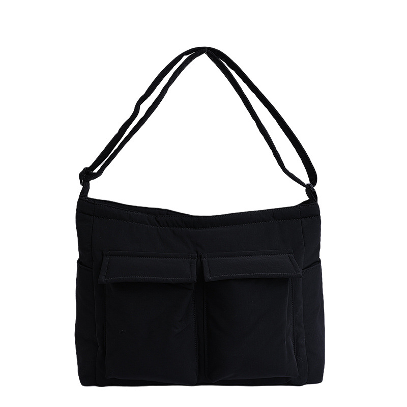 Bolsa de lona de explosión de comercio exterior para mujeres 2025 nuevo viaje multibolsillo bolso de gran capacidad para trabajar mochila de hombro