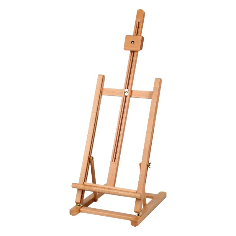 Окрашенный бук Настольный маленький мольберт Деревянный складной масляный мольберт Эскиз эскиз мольберт костюм