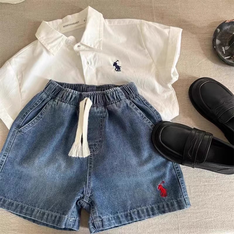 Denim pony, shorts