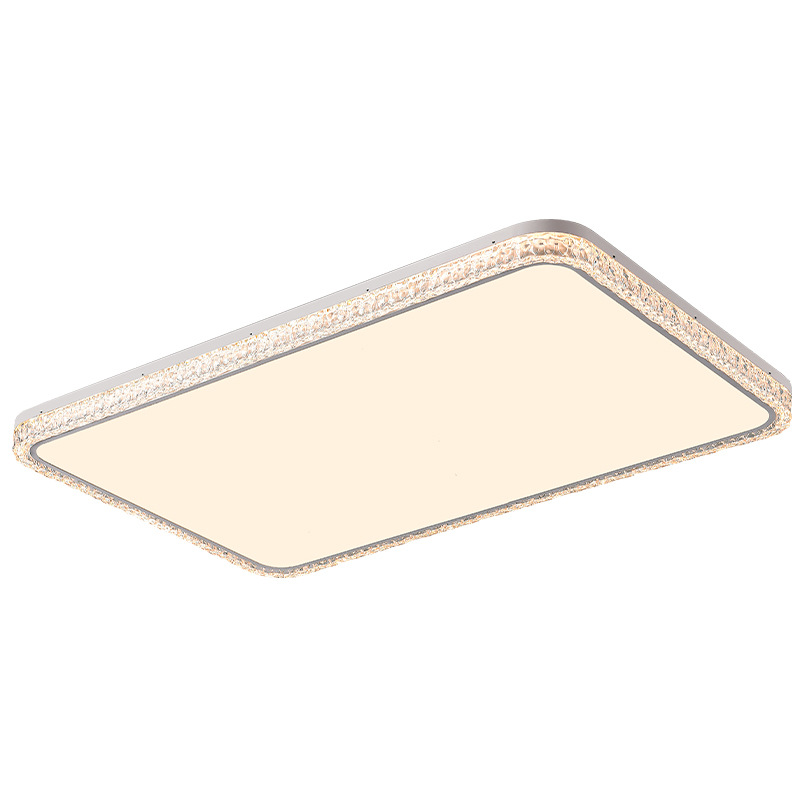 Luz de la sala de estar de Gujia protección de ojos nueva atmósfera lámpara de techo lámpara de dormitorio principal lujosa imitación de cristal de hielo lámpara de habitación 357L