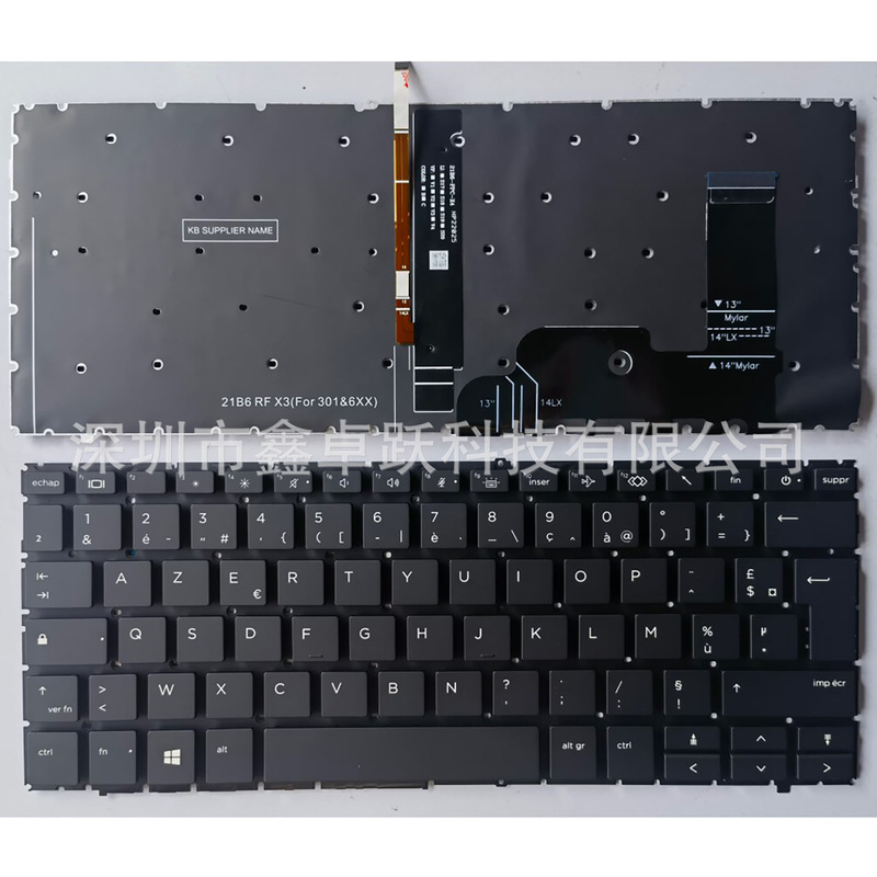 Us Fr Is Suitable for Hp X360 Elitebook 830 G9 G10 840 G9 G10 845 G9 Keyboard