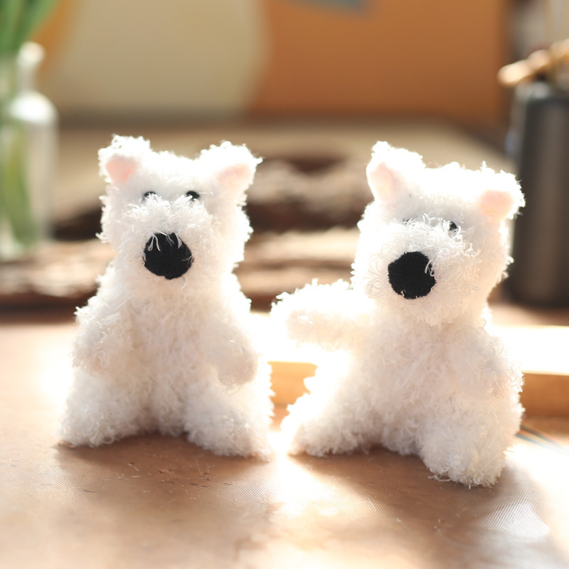 Llavero de peluche perrito, lindo, viral en Douyin, colgante para bolso, regalo