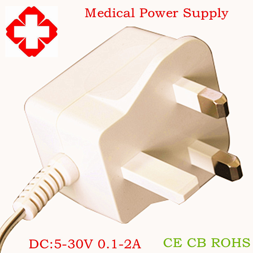 12v1a 8.6V1.4A医疗电源 IEC60601标准认证 2MOPP EMC余量充足