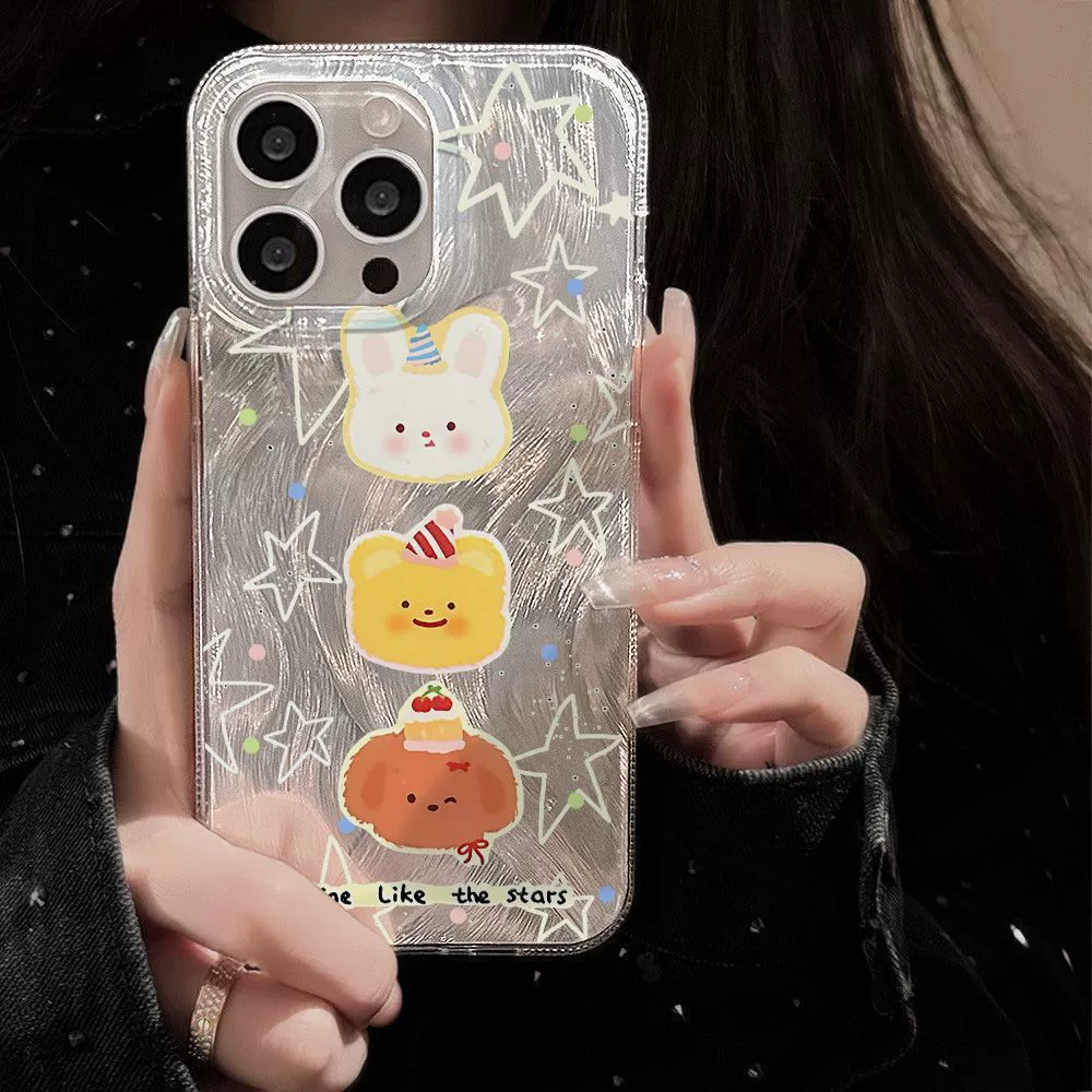 Apple, мультяшная совместимая чехол для iPhone17, чехол для телефона, 17promax, 13