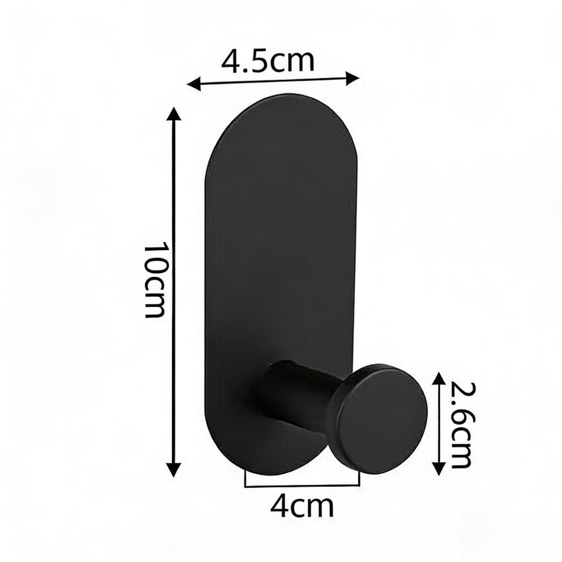 Elíptico Single Hook (negro)