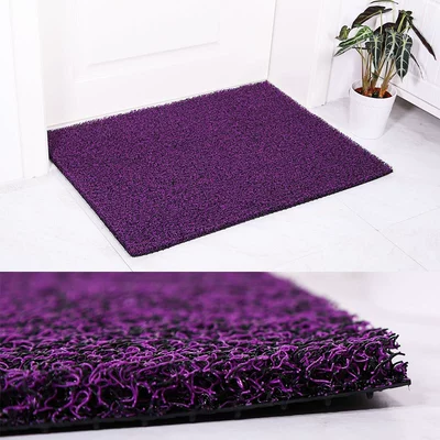 Avtomobil döşəmə paspasları – Mat Dirt Resistant Large Size - beautiful-black-and-purple-4060