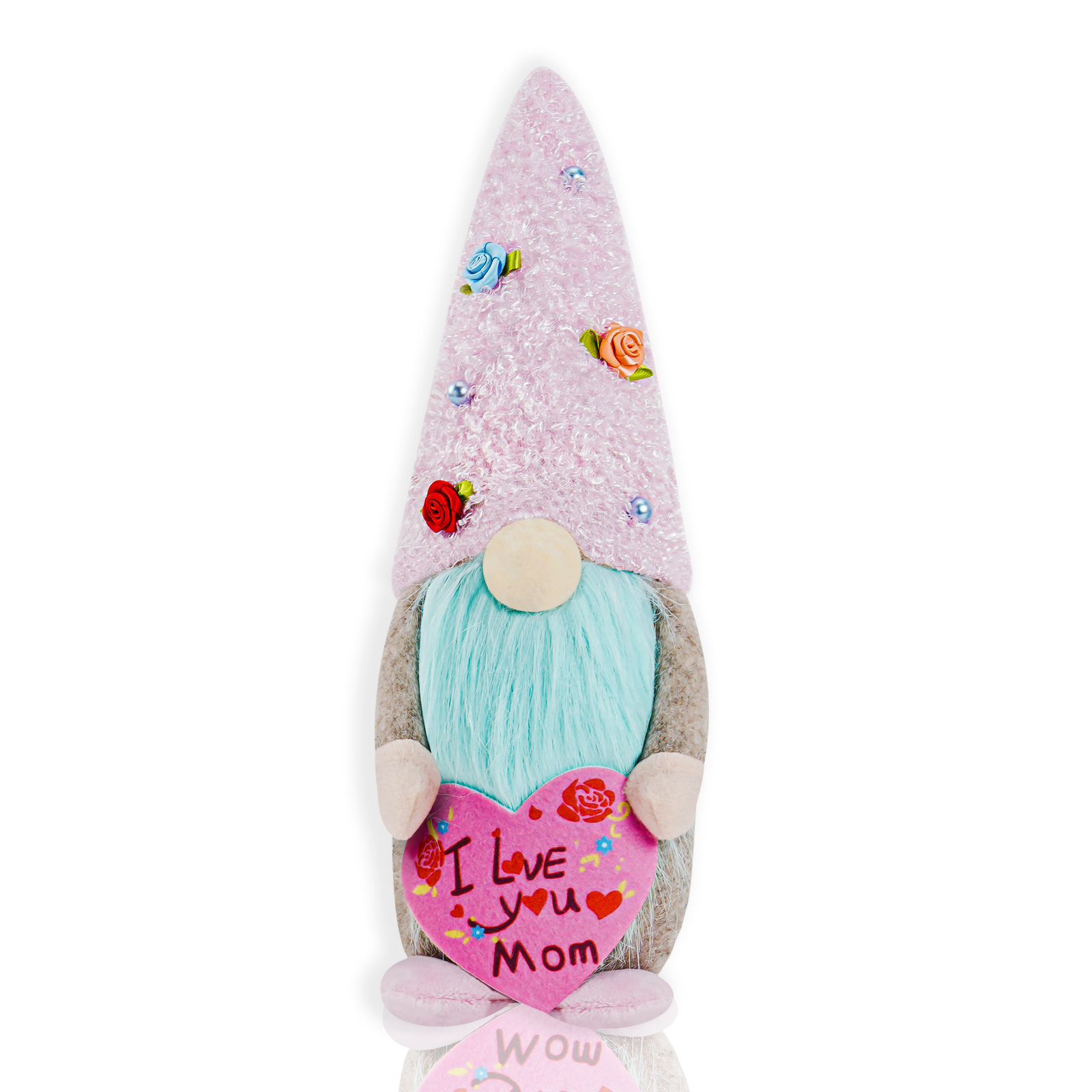 Día DE LA Madre Cruz-frontera enano cara muñeca escritorio decoración enana tierra fina tela bosque anciano muñeca decoraciones