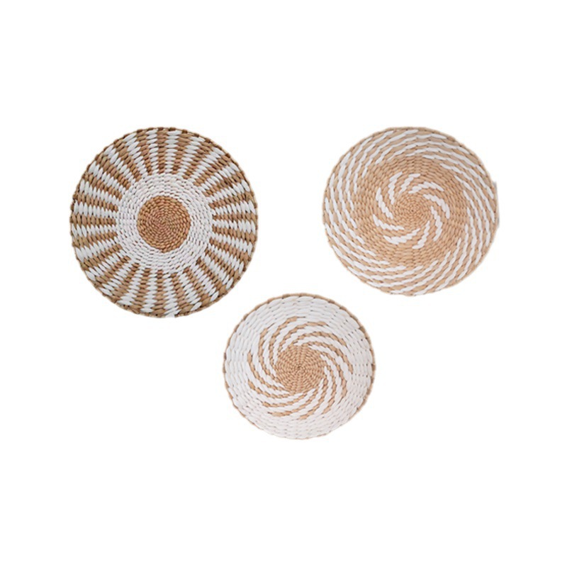 ¡Cruces fronterizos! Decoración de pared estilo nacional tela de paja decoración de pared decoración de fondo decoración de pared decoración de hotel residencial decoración de pared