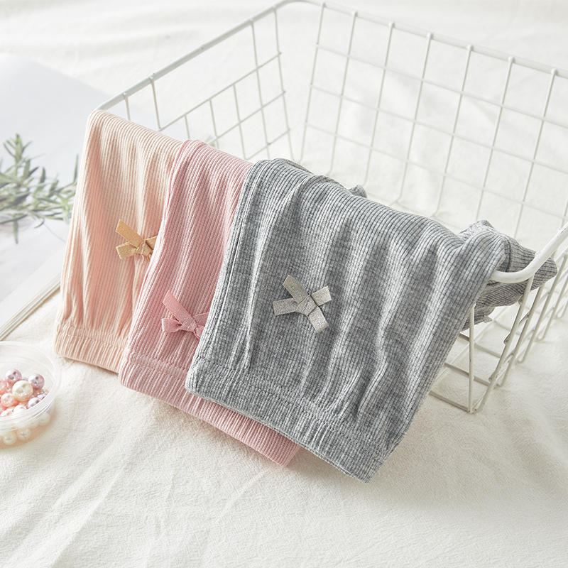 Girls Safety Pants Modal Anti-Exposure Summer Thin Medium and Large Kidsren's Bottoming Shorts Little Girls Insurance Underwear