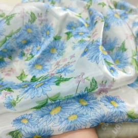 涤纶面料;印花、扎染布;色织、提花布