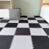 Linen cotton gray * black