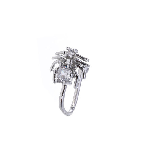 Gute cross-border creative bee spider fish bone non-piercing nose clip European and American fashionable fake nose ring U-shaped nose ornament
