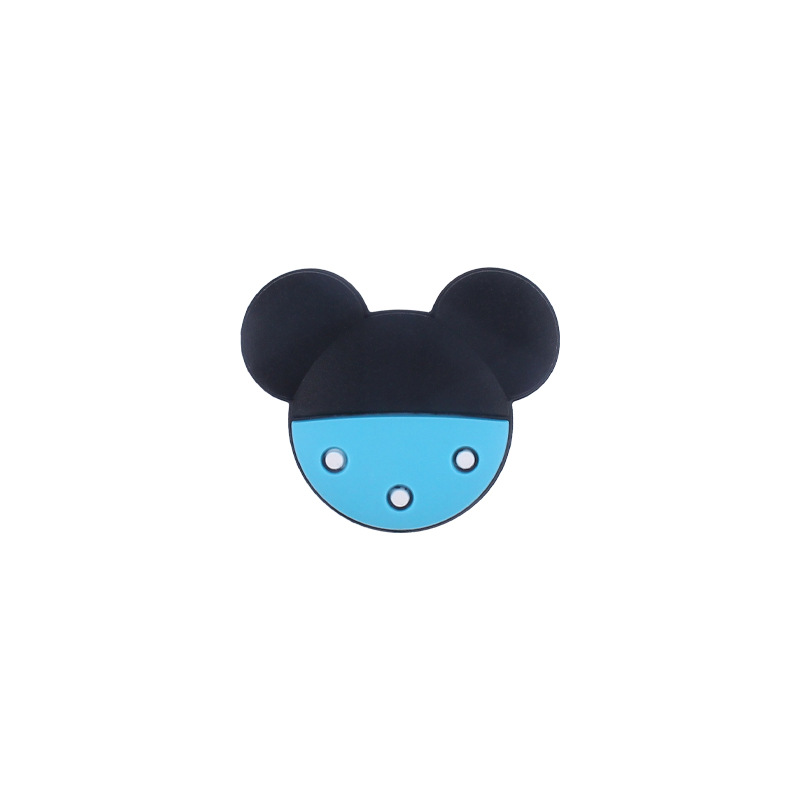 Bebé suministros dibujos animados animal cuentas de silicona DIY bebé creativo chupete cadena mordedor pulsera accesorios juguete