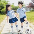 幼儿园园服夏季两件套小学生印花国风男女款校服