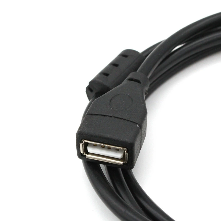 USBA-F 1.5米 USB数据线 黑色 USB延长线 公母接口