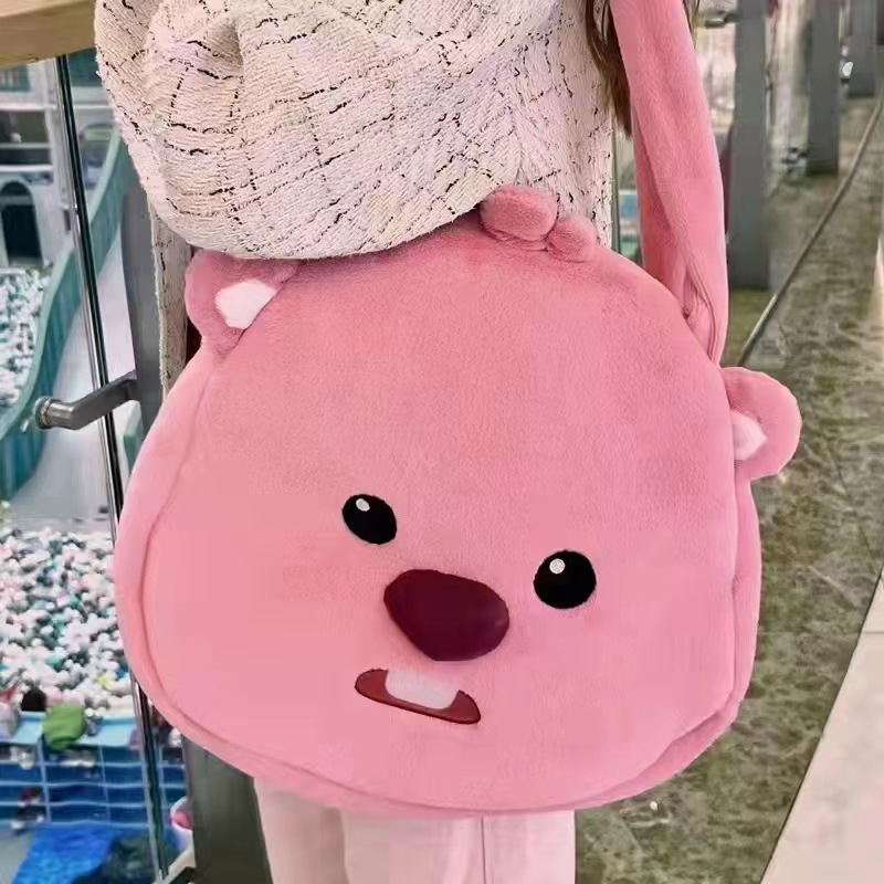 Nuevos niños lindo juguete bolso de hombro animal de dibujos animados muñeca de peluche bolso de regalo al por mayor image 45