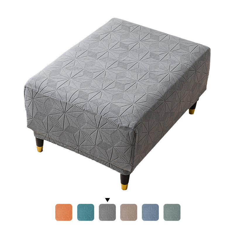 Nórdica alta sensación sofá cubierta cuatro estaciones general jacquard taburetes anti-deslizante desgaste sofá único cojín anti-gato arañazo