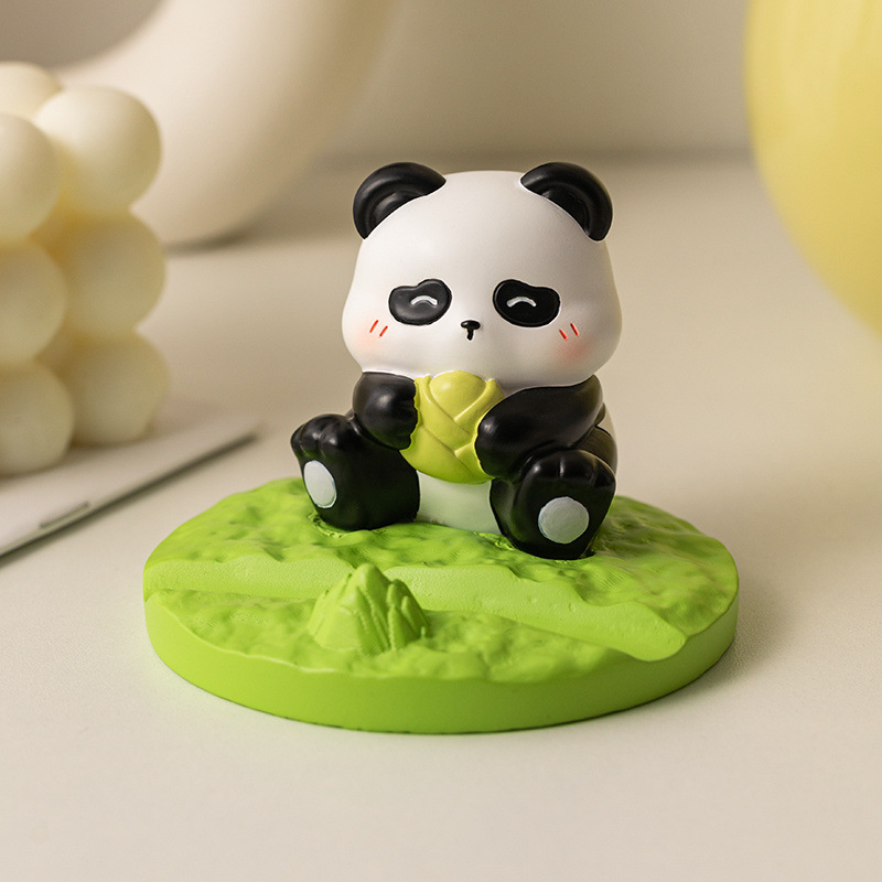 팬더 핸드폰 거치대 [앉은 자세]