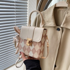 洋氣質感甜美氣質小方包夏季新款通勤時尚女包休閒單肩斜挎手提包