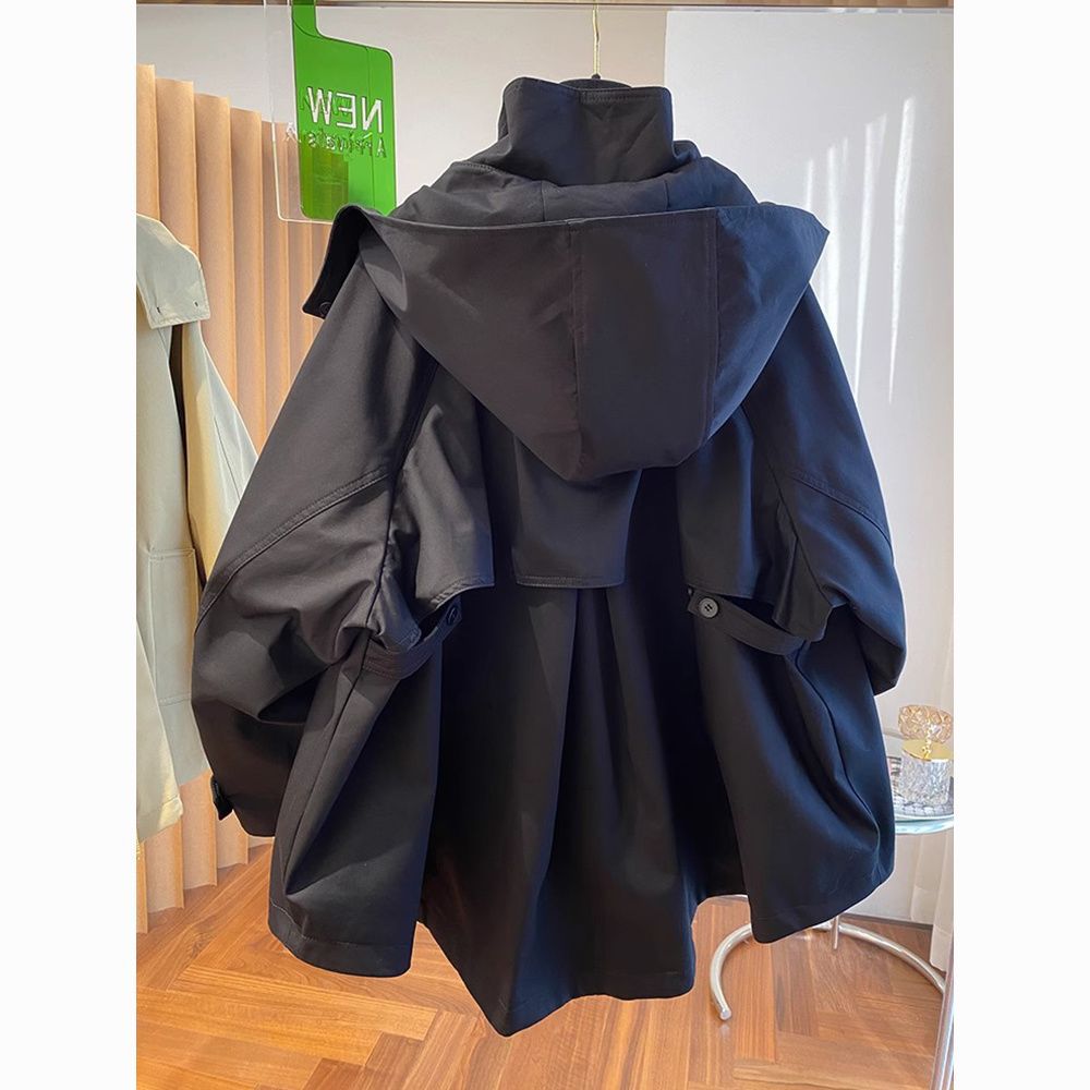 Women's Jacket Spring and Autumn New American Retro Jacket Trench Coat Casual Versatile Loose Design Baseball Jacket