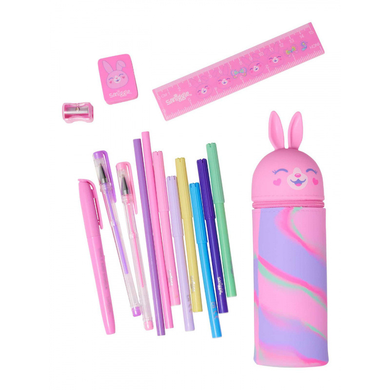Australian smiggle estuche para bolígrafos de dibujos animados para niños bolso de papelería para estudiantes creativos plegable multifuncional